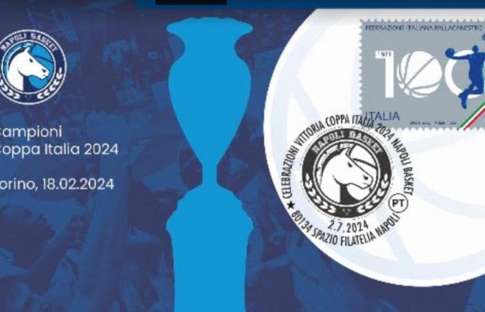 Poste Italiane crée le timbre Gevi Napoli pour la Coupe d’Italie 2024