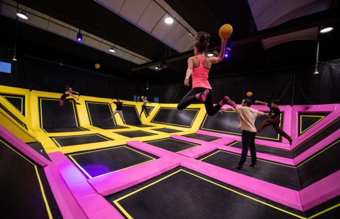 Vérone. Hyperspace, un parc avec trampolines et trampolines pour allier sport et divertissement
