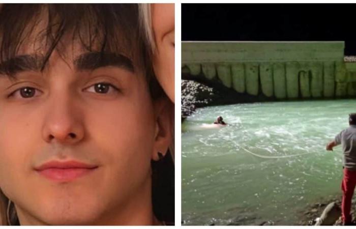 Danilo retrouvé mort, disparu après avoir plongé dans l’Enza, désespoir de la mère du jeune de 19 ans : “Il savait nager”