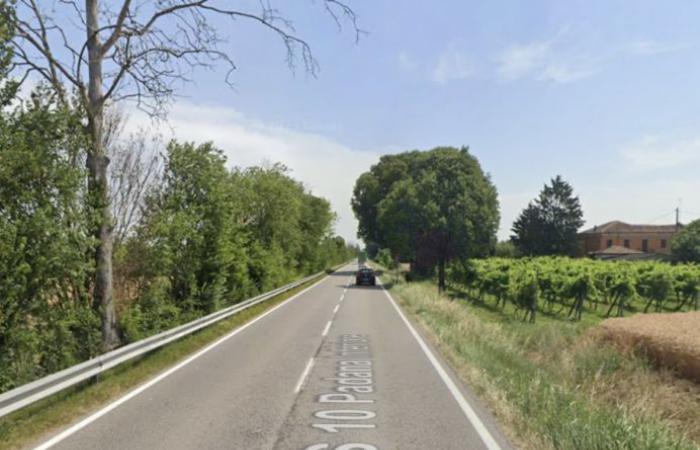 Accident de la route à Marcaria : un homme de 38 ans tombe de sa moto et est transporté à Poma
