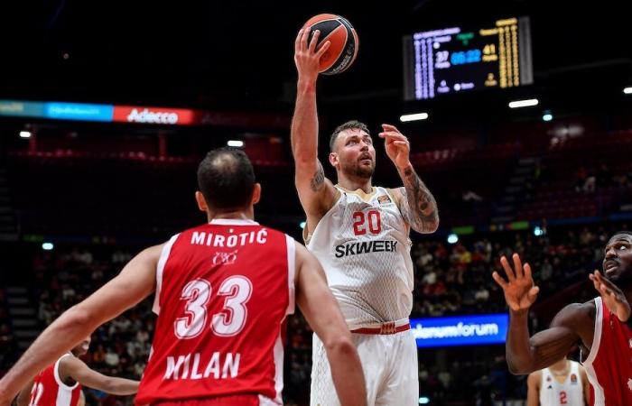 Basket, Olimpia Milano a mis Donatas Motiejunas dans sa ligne de mire