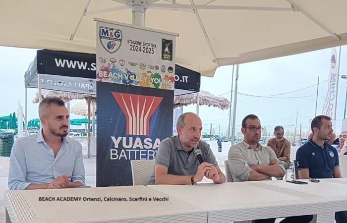 Académie de beach volley avec d’autres entreprises, le modèle Yuasa arrive sur la plage du Lido. Ortenzi : “Sport et social, nous nous unissons”