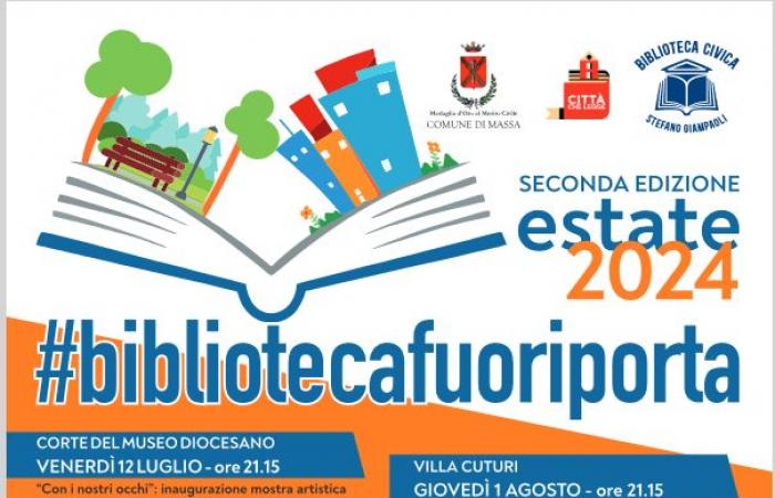 #BibliotecaFuoriPorta est de retour, l’événement estival organisé par la bibliothèque municipale Stefano Giampaoli