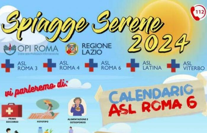 Serene Beaches 2024, Lac Albano, à Castel Gandolfo, participe également à l’ASL Roma 6