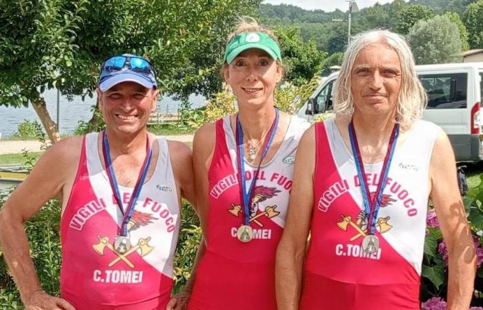 Trois médailles d’argent pour le VVF Tomei aux championnats des maîtres d’aviron