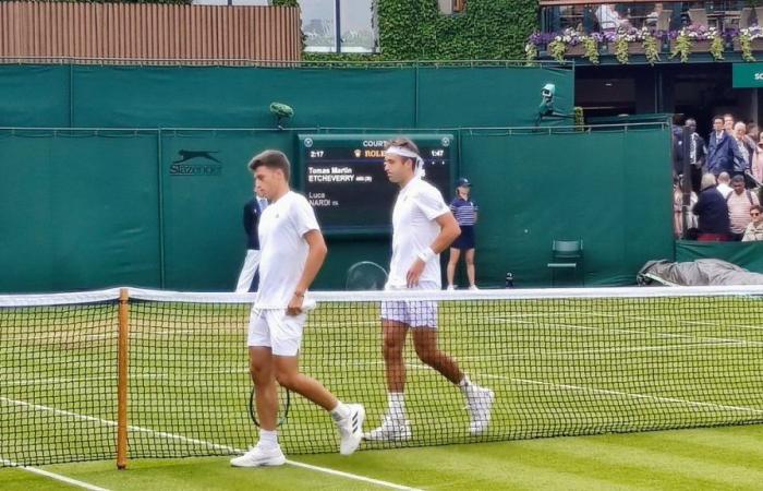 Nardi, débuts amers à Wimbledon : Etcheverry domine en trois sets