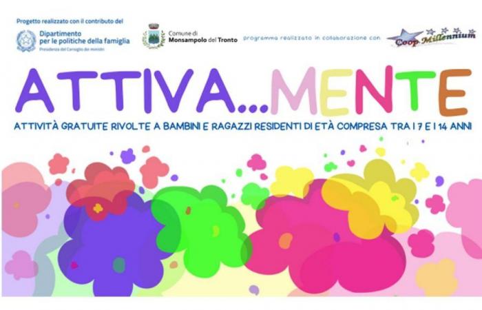 À Monsampolo del Tronto, le projet « Attiva…mente » pour les jeunes démarre. Occasions de rassemblement et de socialisation – picenotime