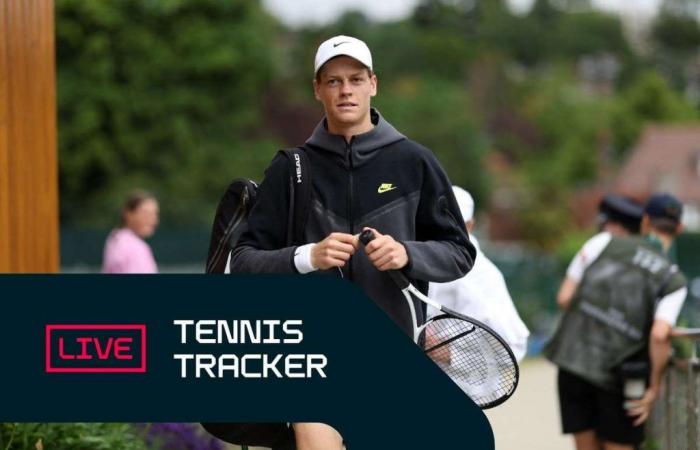 Tennis Tracker – Wimbledon : Sinner, Sonego et Berrettini en tête, Arnaldi absent avec Tiafoe