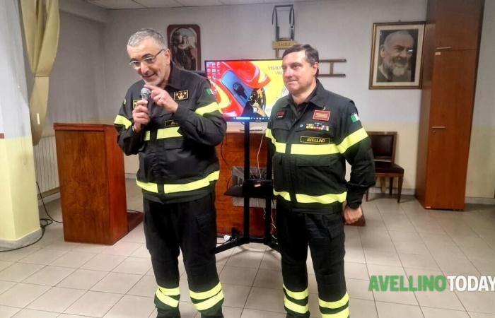 Pellegrino Iandolo, chef des pompiers d’Avellino, prend sa retraite