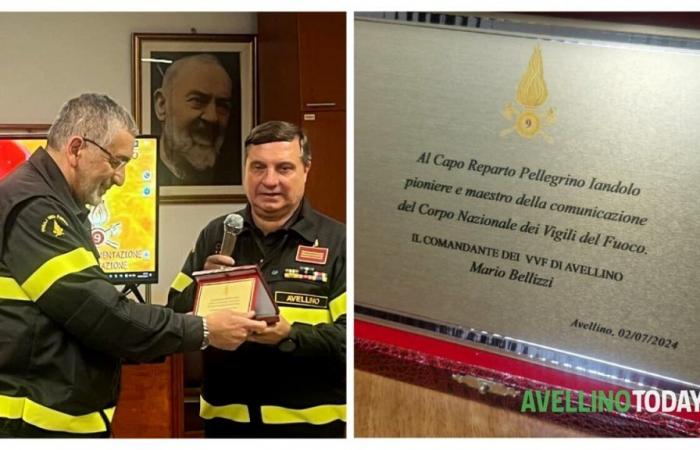 Pellegrino Iandolo, chef des pompiers d’Avellino, prend sa retraite : « Un héritage passionnant »