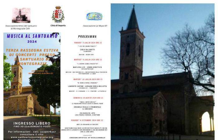 Vendredi 5 juillet au Sanctuaire de Montegrazie commence la série de concerts d’été à la mémoire de Beniamino Giribaldi