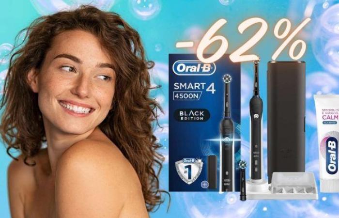 Brosse à dents électrique Oral-B Smart 4 à PRIX FABULEUX sur Amazon (-62%)