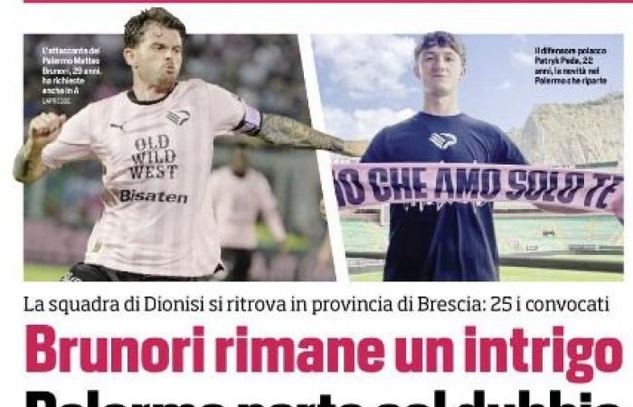 Corriere dello Sport : “Brunori reste une intrigue, Palerme démarre avec des doutes”