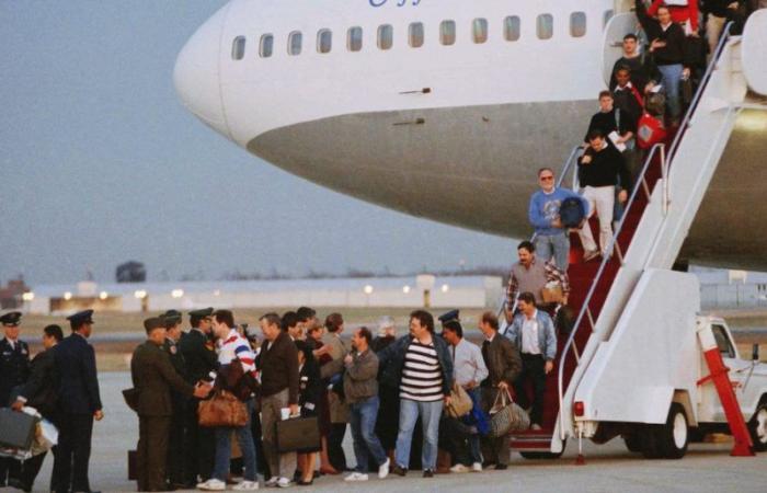 Le vol de British Airways qui a atterri au Koweït le jour du début de la première guerre du Golfe