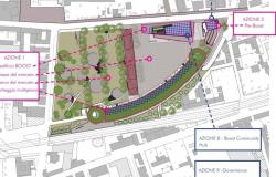 A Busto, la zone du marché devient “Piazza dei Fili Urbani” : chantier à partir de septembre 2024