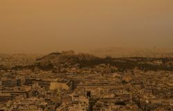 La vidéo du nuage de poussière orange qui remplissait le ciel d’Athènes