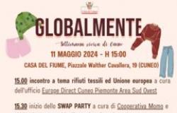 Samedi 11 mai 2024, MONDIAL – semaine civique de la Commune de Cuneo : déchets textiles, Union européenne et fêtes d’échange – Commune de Cuneo
