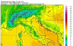Météo, températures minimales du jour : +17°C à Bisceglie