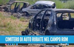 Blitz de la police nationale et municipale au campement rom de Giugliano, des dizaines de voitures saisies
