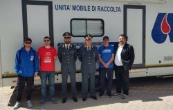Don de sang à la Police Financière de Crotone : 27 sacs collectés