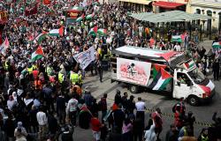 Eurovision 2024, manifestation pour Gaza dans les rues de Malmö