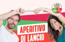 Apéritif de lancement des candidats Giulia Marro et Marco Giusta pour les élections régionales dans le Piémont, sur la liste AVS – www.ideawebtv.it