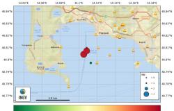 Campi Flegrei, nouveau tremblement de terre de magnitude 3,7. Double choc sismique également dans la province de Reggio de Calabre