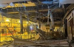 Effondrement dans le centre commercial Campania, le faux plafond s’effondre près de la Piazza Campania