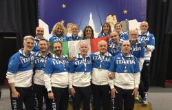 Championnats d’Europe Master Team – Double triomphe de l’Italie à Ciney : les équipes d’épée féminine et de fleuret masculin sont en or ! Médaille d’argent au sabre