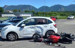 Terni : collision moto-voiture sur le Marattana. Centaure sérieux de 58 ans