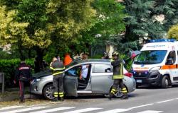 Giussano, accident via Catalani: une femme se retrouve à l’hôpital