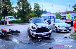 Accident à Viale Europa : motard très sérieux
