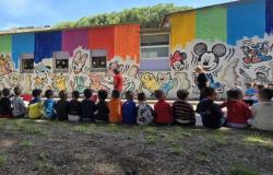 La fresque Ninjart a été inaugurée à Livourne à l’école maternelle Fratelli Cervi Il Tirreno