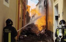 Peur à Settingiano, des flammes éclatent à cause d’une fuite de gaz