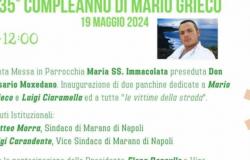 15 ans sans Mario Grieco: bancs pour les victimes de la route à Marano