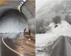 Mauvais temps, avalanche dans la Vallée d’Aoste, tunnel bloqué à Gaby. Glissements de terrain en Ligurie, alerte pour le Pô : risque d’inondation