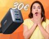 Chargeur USB ultra compact d’une puissance de 65 W pour SEULEMENT 30 €