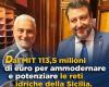 « 113,5 millions pour lutter contre la dispersion de l’eau. Merci Salvini”