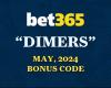 Code Bet365 DIMERS étendu : 1 000 $ + bonus de bienvenue jusqu’en mai 2024