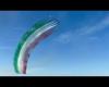 Les Frecce Tricolori peignent le ciel de Trani : c’est une merveille