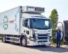 Premier transport avec Scania entièrement électrique du groupe MARR en Lombardie