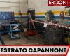 Activités sans autorisations : entrepôt saisi à Giugliano avec une amende de 5 000 euros pour le propriétaire