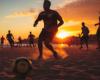 Fiumicino, 15 et 16 juin défilé des “stars” de l’Internationa Beach Soccer Tour, le point culminant est Italie-Brésil.