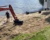Les premières interventions de l’administration Gusmeroli : nettoyage des plages et démarrage des travaux publics
