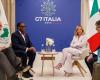 Sommet du G7, réunion bilatérale Meloni – Adesina (Président de la Banque africaine de développement), le communiqué conjoint