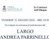 La cérémonie de nomination de Largo Andrea Parrinello aura lieu le 21 juin à Marsala