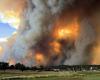Le vent pousse les flammes et un incendie de forêt fait rage au Nouveau-Mexique