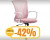 Belle et confortable chaise de bureau rose à TRÈS BAS PRIX ! Essayez l’option à bascule