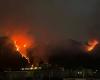 Naples, incendie sur la colline Camaldoli : les flammes lèchent les maisons
