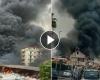 Incendie à Aversa, colonne de fumée toxique visible à des kilomètres